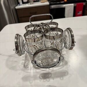 MCM Kimiko Glass “25th Anniversary “ Silver Guardian Nights Glass Set